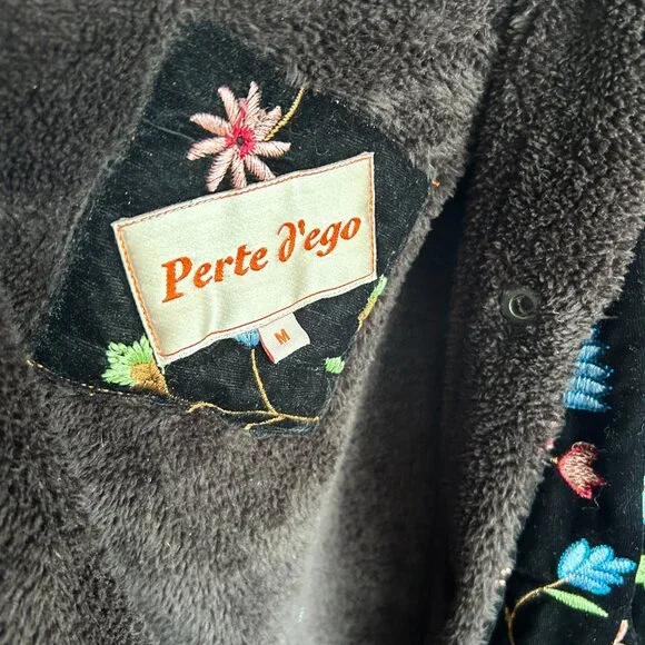 🌸 Perte d’Ego Spring Bloom Vintage Velvet Jacket - Picture 4 of 5